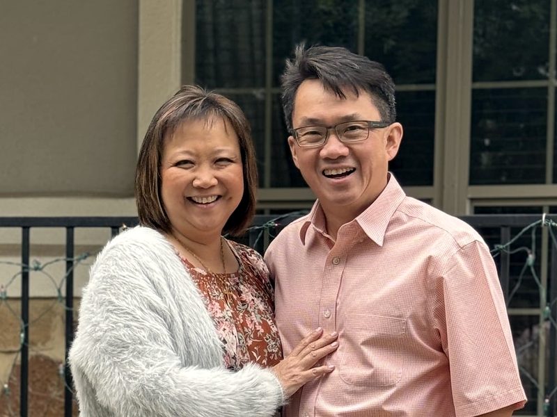 Cindy and her husband Oon Soo
