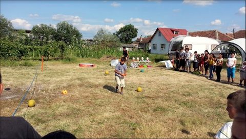 Games at summer camp