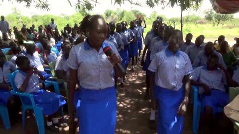 At the school's third anniversary, the girls were invited to lead too
