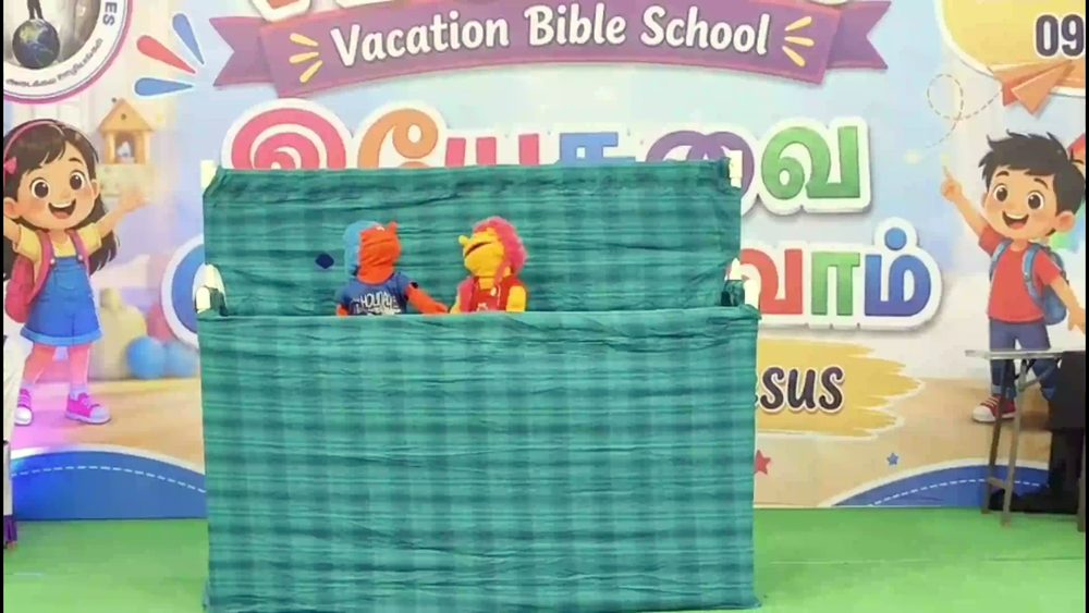 The puppet show on the last day of VBS 2026