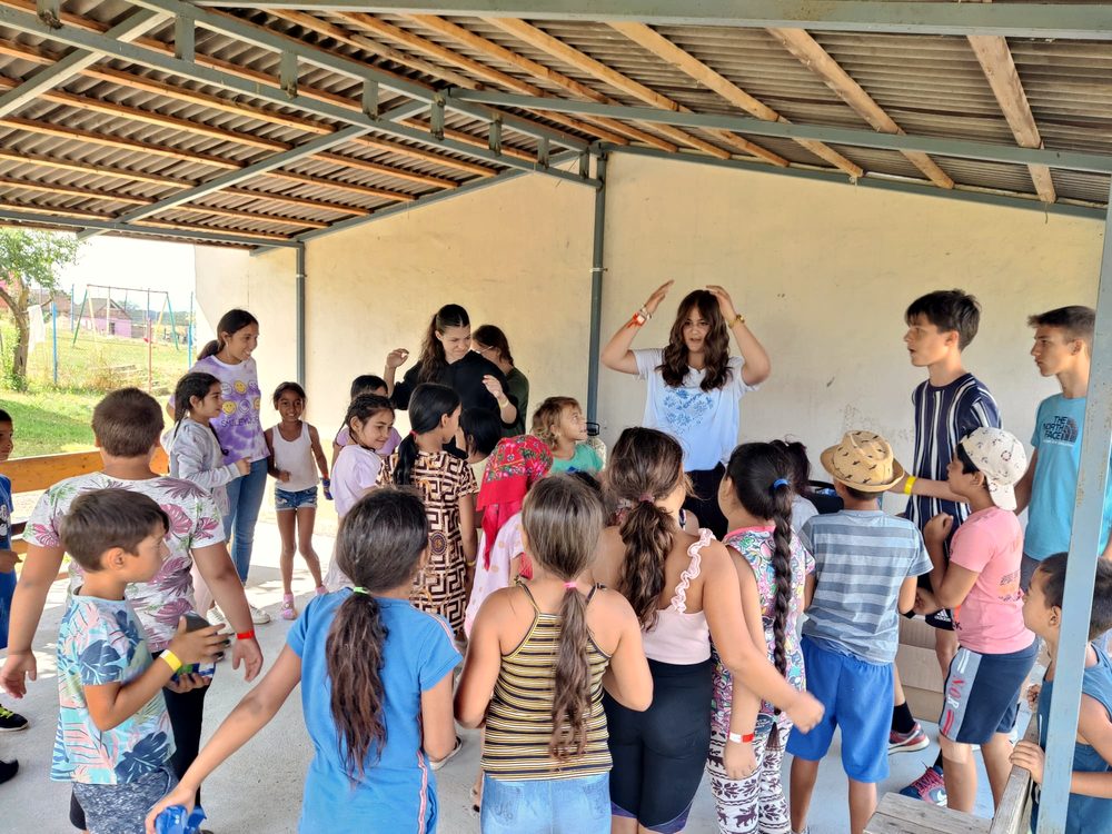 Children in the Caleb Foundation kindergarten